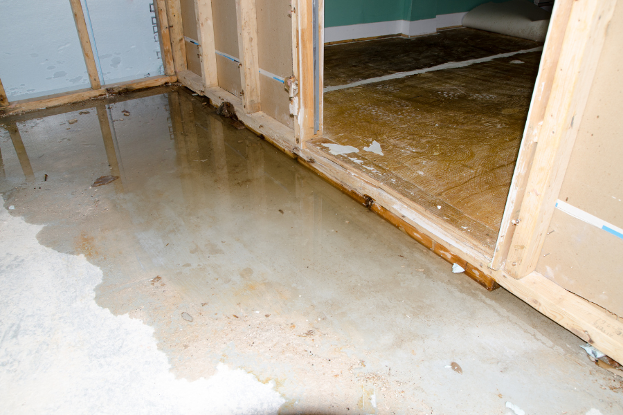 Leak in basement